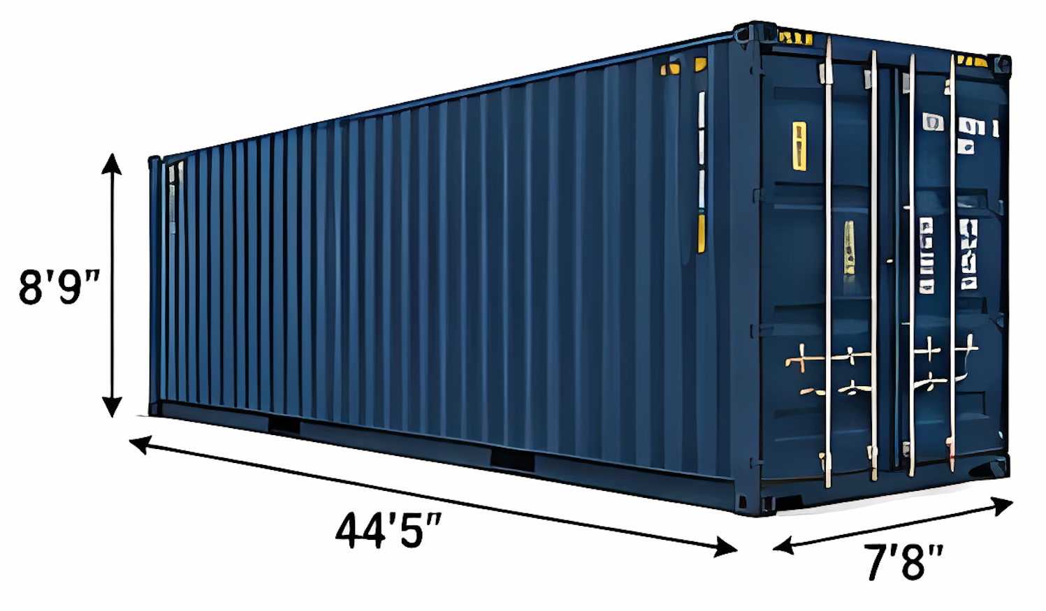 45ft High Cube 102 Wide