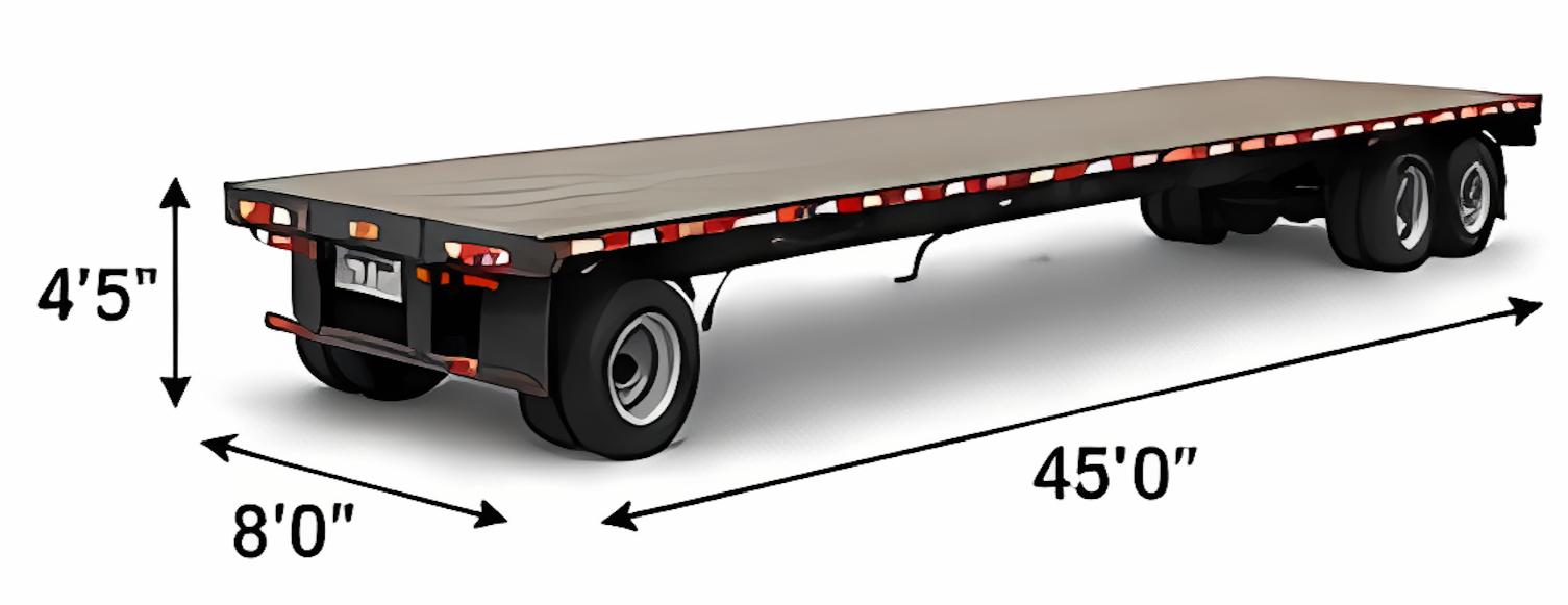 45ft Flat Bed